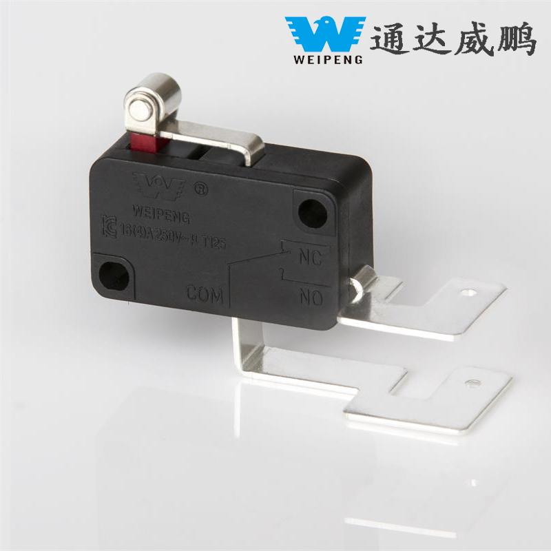 16A Self-repositione Rollerus elementum Micro SWITCH