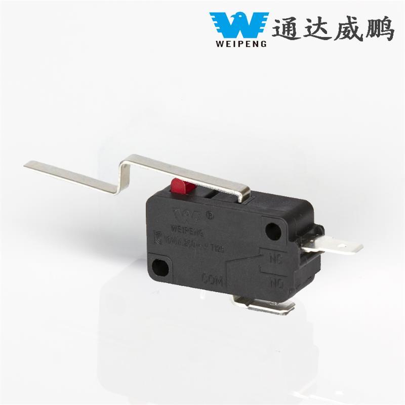 II-pin 16A Arcus Shaped Palpate Dustproof High-Current summus temperatus Micro SWITCH PB