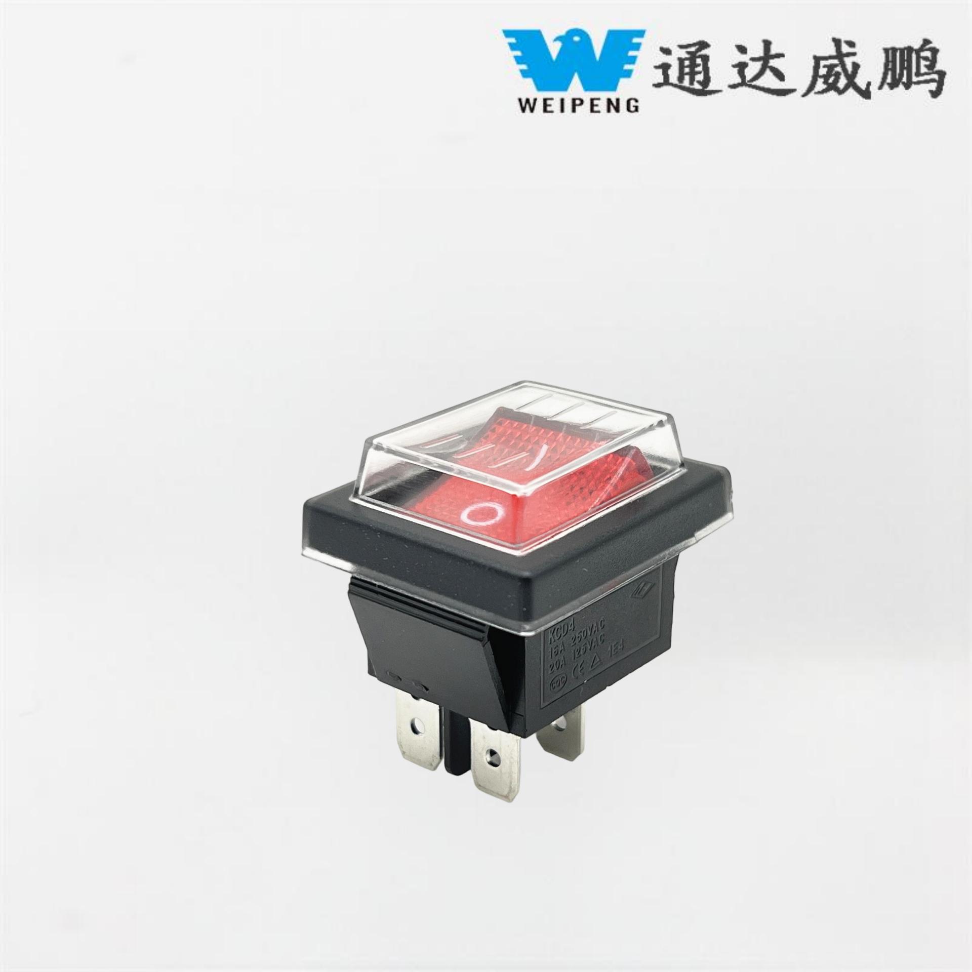 II-Position IV-Terminal Rocker Switch