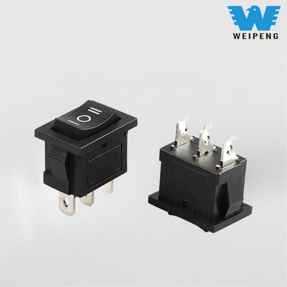 Cymba informibus Triplex pedibus Rocker Switch cum luce