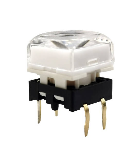 Crystal Cap Console with Light Tactile Switch