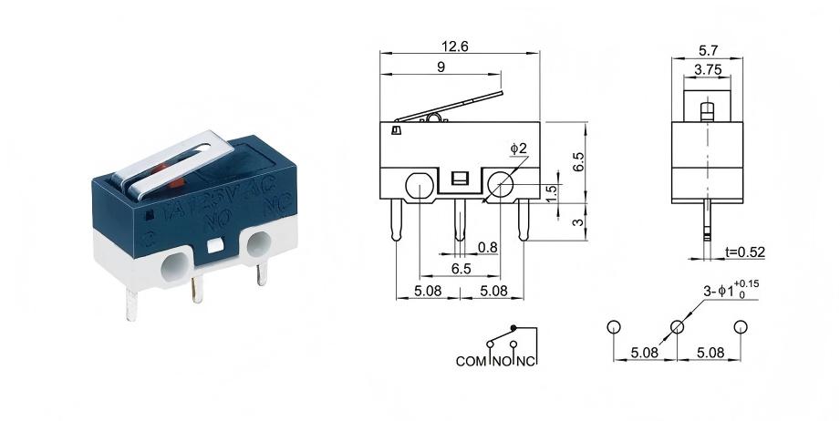 Summus Current Long-Vita Miniaturae Micro SWITCH PB