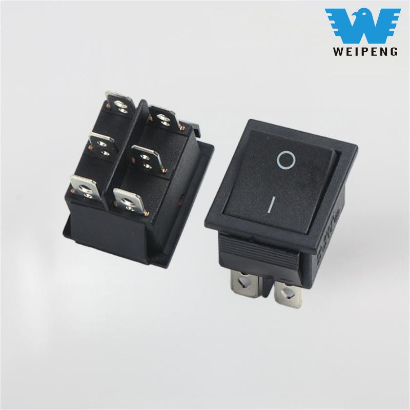 Kcd4 aqua Dispensator II-Gear VI-pin 16A Rocker Power Button Switch