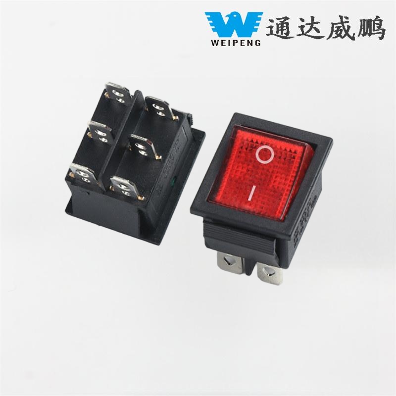 Kcd4 aqua Dispensator II-Gear VI-pin Rocker Power Button SWITCH