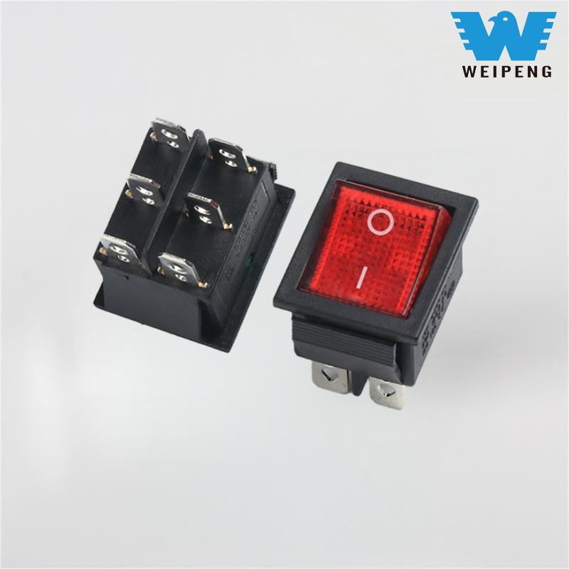 Kcd4 aqua Dispensator Rocker SWITCH 2-Position 6-Pinus