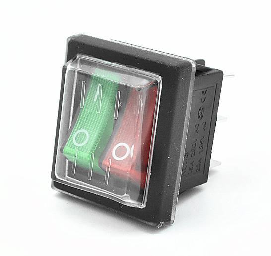 Rocker Switch Duplex Corpus Waterproof