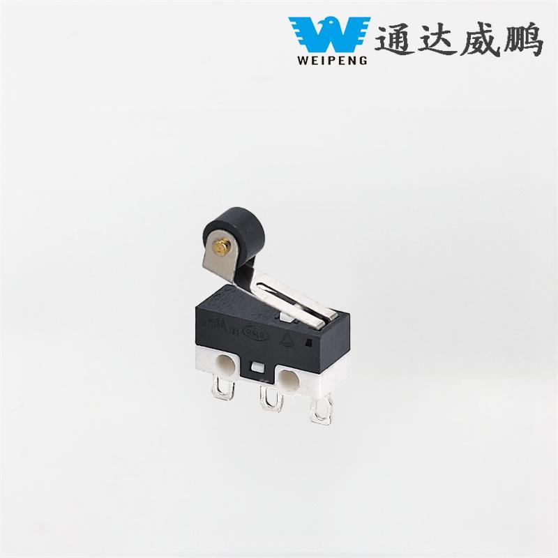 Three-pin 1A / 3A Parvus Self-Reset Muris Micro SWITCH PB