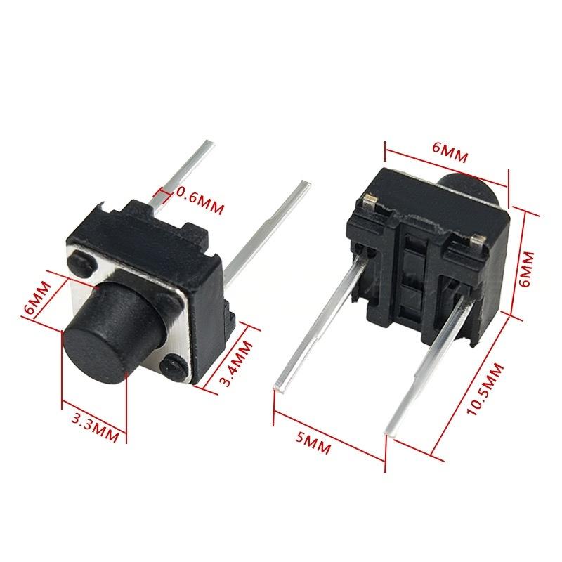 Duo-pin VI * VI * VI Micro-Motion Vertical tactile ventilabis Puga pyga switch