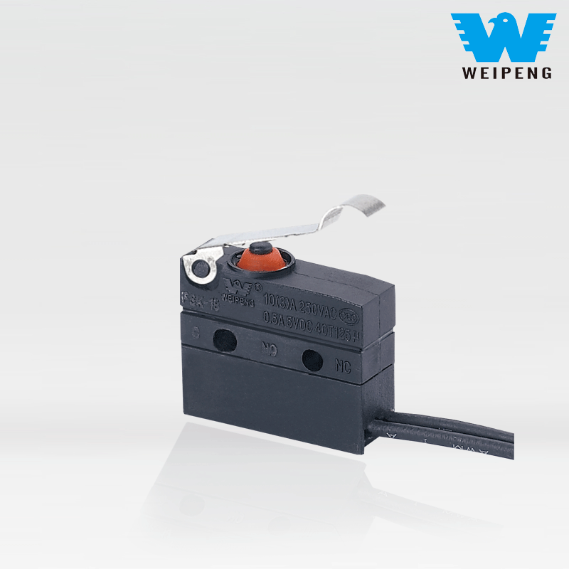 Weipeng 10A Angled Lever Latus-Exeunt IP67 Signati IMPERVIUS Micro Switch